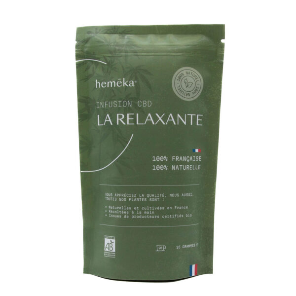 Achat Infusion Chanvre CBD Hemeka Relaxante