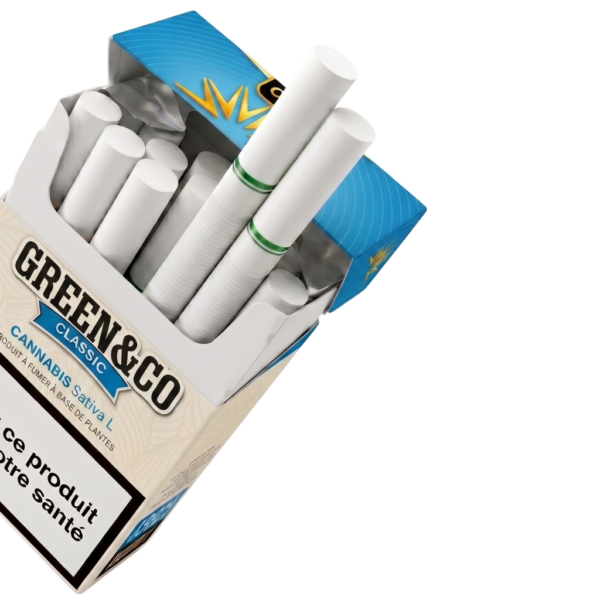 Achat Cigarettes CBD Classic Green & Co pas cher