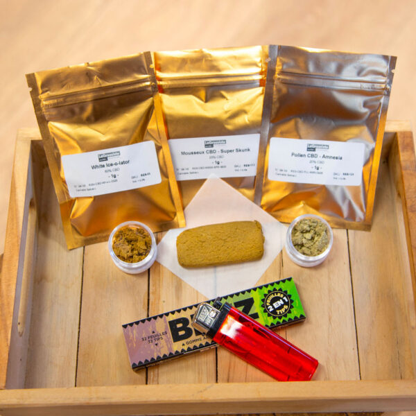 achat pack resines CBD les jaunes
