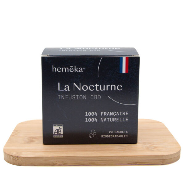 Infusion CBD Sommeil Hemeka en sachet pyramide