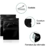 Sachet hermétique anti-odeurs noir 3 Achat sachet anti-odeurs CBD noir