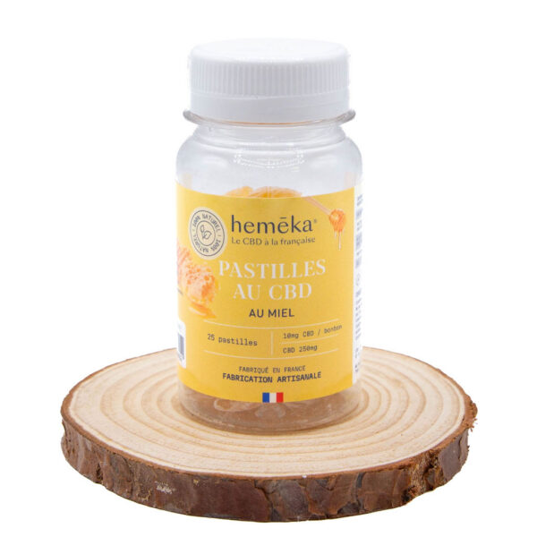 achat pastilles CBD au miel hemeka