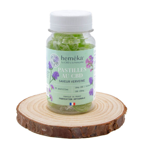 achat pastilles CBD verveine hemeka