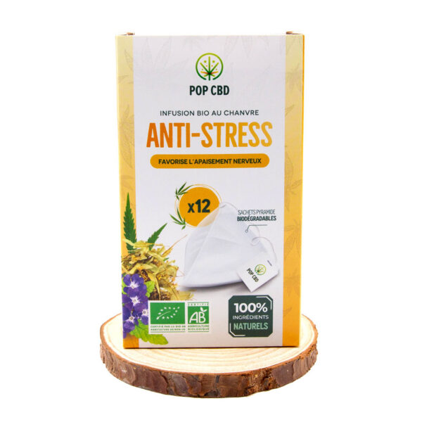 achat infusion CBD anti-stress pop CBD