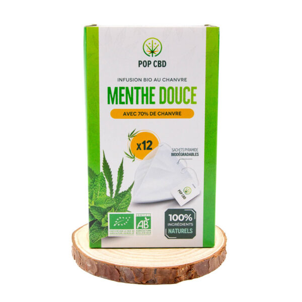 achat infusion CBD menthe douce pop CBD