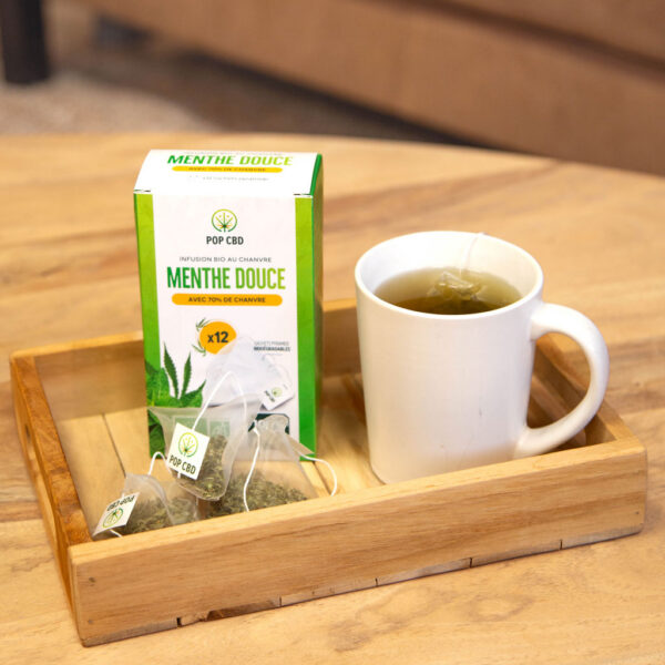 achat infusion CBD menthe douce pop CBD
