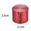 Mini Grinder Métal - 30mm - 3 étages - Champ High ® 3 Acha Mini rinder Metal 30mm 3 etages Champ High